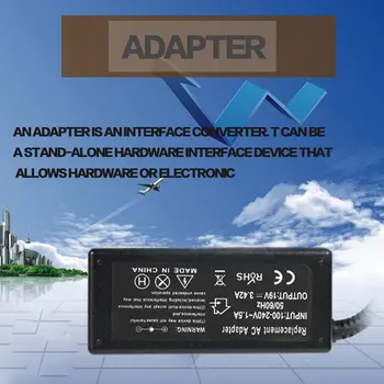 65W 19V 3.42 A Pārsprieguma Aizsardzības Adapteri Portatīvo datoru Strāvas Padeve AC Adapteris Lādētājs ACER / Acer Eletronic