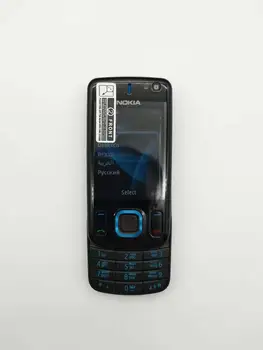 6600S oriģināls Nokia 6600 slide atjaunotas mobilo telefonu Melnas krāsas Sastāvam, atjaunotas