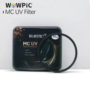 67 mm MC UV Filtrs WOWPIC Super Slim, Zaļā Muticoating 16 slāņi Objektīva Aizsargs 67 mm Kameras Filtru Canon Nikon spoguļkamera