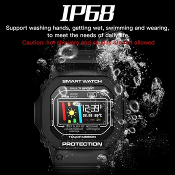 696 X12 smart skatīties unisex stilā miega sirdsdarbība, asins spiediena monitoringa EKG+PPG vairākas sporta režīmā IP68waterproof aproce