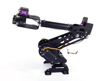 6DoF Robota Roka ABB Manipulatoru ar 4gab*MG996r+2gab*MG90S+ESPduino Izstrādes Komplekts