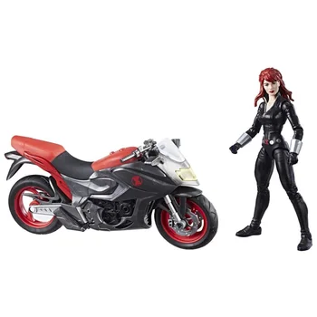 6inch Hasbro Marvel Leģendas Avengers Supervaronis Black Widow Motociklu Anime Rīcības & Rotaļlietu skaitļi Modelis Rotaļlietas Bērniem