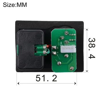 6pcs/daudz Ģitāru EQ Akumulatora Kaste 4 Pin B-Tipa Akustisko Ģitāru Ekvalaizers EQ Jebkuru Datumi