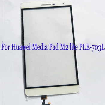 7.0 collas Huawei Mediju Pad M2 lite Touch Screen Digitizer Sensora Nomaiņa Pad M2lite PLE-703L Touch panelis ar flex kabelis