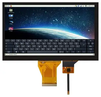 7.0 collu 50P 16.7 M TFT LCD Capacitive Touch Ekrāns FT5426 Touch IC 24 bitu RGB / 6P I2C interfeiss 800(RGB)*480
