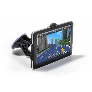 7 Collu 4GB Transportlīdzekļa Gps Navigācija Touch Screen AV-IN Bluetooth, FM Raidītājs, MP3 Atskaņotāji, Bezmaksas 3D Kartes 800*480 Pikseļi