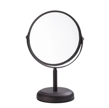 7 collu Darbvirsmas Aplauzums Spogulis 2-Sejas Metāla 5X Palielināmais Kosmētikas Spogulis bezmaksas Piegāde