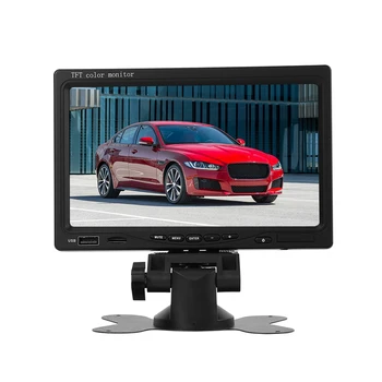 7 collu LCD Auto Monitors USB TF Kartes Video Atskaņotājs Reverse Atpakaļskata Kamera, DVD Classic Car Transportlīdzekļa Accessaries Piederumi