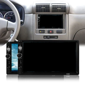 7 Collu Liels Ekrāns ar HD Automašīnas Bluetooth MP5 Atskaņotāju, Auto MP3, MP4 U Diska Uzņēmēja Reversa Attēlu 480P Kameras Monitors Daudzfunkciju