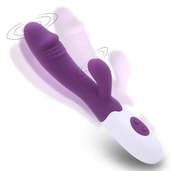 7 Ātruma G Spot Vibrators Dual Trušu Dildo Vibrācijas Sievietēm Ūdensizturīgs Seksa Rotaļlietas Sieviešu Masturbator Maksts Klitora Massager