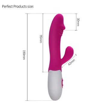 7 Ātruma G Spot Vibrators Dual Trušu Dildo Vibrācijas Sievietēm Ūdensizturīgs Seksa Rotaļlietas Sieviešu Masturbator Maksts Klitora Massager