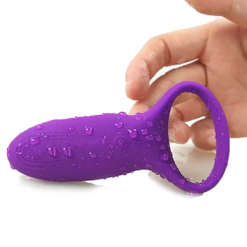 7 Ātrumi Gredzens Seksa Rotaļlietas, Vibratori Vīriešiem USB Lādējamu Prostatas Masāža Vīriešu Vibrador Kavēšanās Ejakulācijas