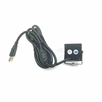 720P 1MP Miniatūra Izmēra Nozares CCTV Drošības Ligzdas USB Kameras Mini infrasarkanā Nakts Redzamības IS 6pcs 940nm led USB Web Cam