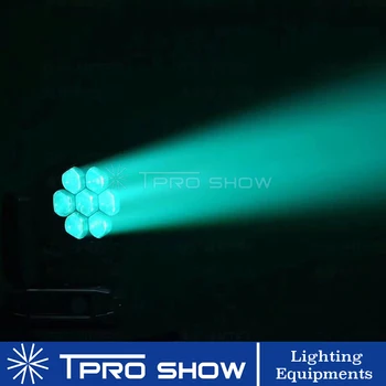 7x40W Kustīgās Galvas Skatuves Apgaismojuma Efektu RGBW LED Gaismas Mazgāt Tālummaiņas Bišu Acu Movinghead 280W Mobilo Galvas Staru Lira Gaismas, Diskotēka