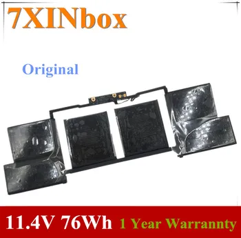 7XINbox 11.4 V 76Wh 6667mAh Sākotnējā A1707 A1820 Klēpjdatoru Akumulatoru Macbook Pro 15