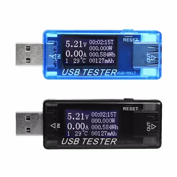 8 1 LCD USB Strāvas Sprieguma Detektors Lādētāja Jauda Testeri Mērītāju Jauda Banka Testeri Rīki