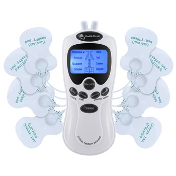 8 Režīmi DESMITIEM Elektriskā Terapija Massager Backlight LCD Displejs Muskuļu Stimulācija Apstrādes Ierīces Dual Channel Back Pain Relief