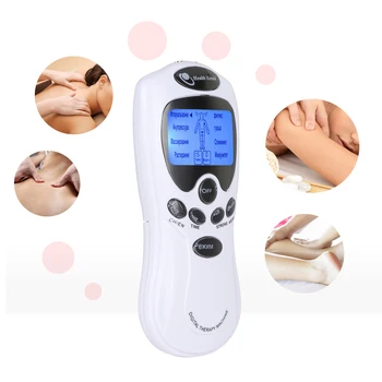 8 Režīmi DESMITIEM Elektriskā Terapija Massager Backlight LCD Displejs Muskuļu Stimulācija Apstrādes Ierīces Dual Channel Sāpes Atvieglojums