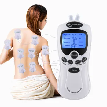8 Režīmi DESMITIEM Elektriskā Terapija Massager Backlight LCD Displejs Muskuļu Stimulācija Apstrādes Ierīces Dual Channel Back Pain Relief