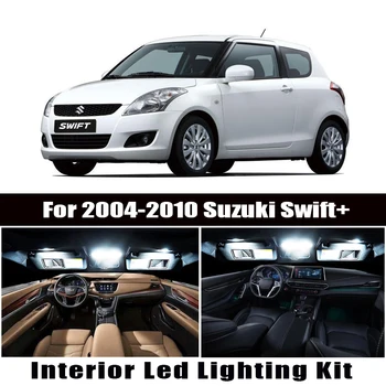 8 Sīpoli Super White Automašīnas salona LED Light Komplekts 2004. - 2007. Gads 2008 2009 2010 Suzuki Swift+ Dome Bagāžnieka Kravas automašīnas Lampas