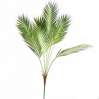 80CM 8 Dakša Mākslīgo Palmu Koku Zaļā Tropu Augi Plastmasas Monstera Lapu Iekštelpu Podos Dārzu, viesistaba, Ziemassvētku Dekori