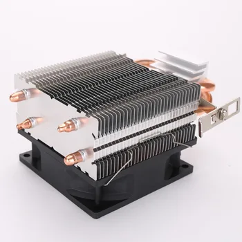 8cm Mini CPU Cooler 2 Heatpipes PC CPU Cooler Heatsink Datoru Dzesēšanas Ventilators LGA 775/1150/1151/1155/1156 un AMD AM2 AMD3