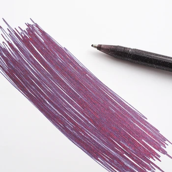 8pcs Super Metālisks krāsa marķieri pildspalvas lodīšu 1.0 mm mirdzēt marķieri Kaligrāfijas Burtiem dizaina Zīmēšanas mākslas Skolas A6868