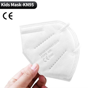9-12 gadus vecs Bērns Maska FFP2 Maska Melnā KN95 maskas 5-slāņu filtri maska Elpojošs Masque Studentu Maska ffp2mask Christma klāt