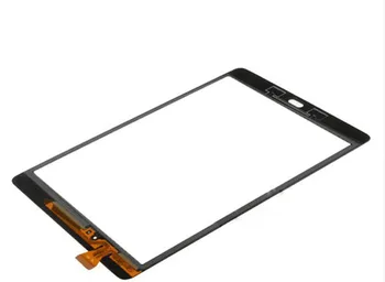 9.7 Collu Samsung Galaxy Tab SM-P550 P551 P555 Touch Screen Stikla Lēcu Digitizer Priekšējo Stiklu Melns Balts Ar Līmlenti