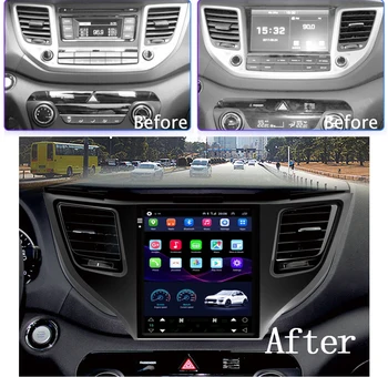 9.7 collu Tesla Stila automašīnas android dvd navigācija radio multimediju atskaņotāju Hyundai Tucson, IX35-2017 gps video DSP ekrāns