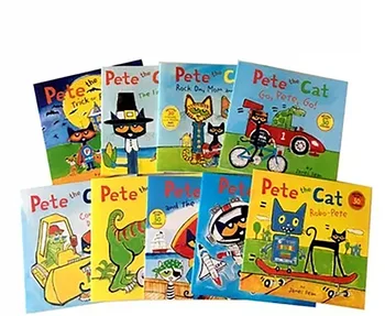 9 Grāmatas/I Var Lasīt Pete Kaķu Bilžu Grāmatas Bērniem Bērnu Slaveno Stāstu angļu Pasakas Bērnu Manga Grāmatu Saimniecības Grāmatas Komplekts