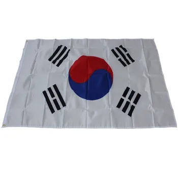 90*150cm Dienvidkorejas Karogu Poliestera korejas Nacionālās Banner Mājas Apdares Rīks Poliestera, kas Peld ar Karogu, Piliens Kuģniecība