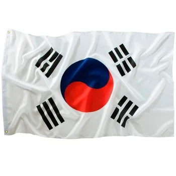 90*150cm Dienvidkorejas Karogu Poliestera korejas Nacionālās Banner Mājas Apdares Rīks Poliestera, kas Peld ar Karogu, Piliens Kuģniecība