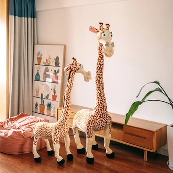 90cm Pildījumu Dzīvnieku Žirafe Rotaļlietas Lelle, Madagaskaras Melman Rotaļlietas Simulācijas Žirafe Rotaļlietas Produkts Bērniem, Bērnu Dzimšanas dienas Dāvanas