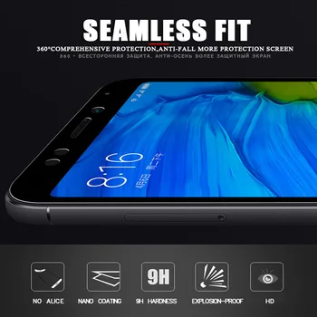 9D Rūdīta Stikla Xiaomi 6 8 Pro 9 SE 3. Piezīme 8lite Pocophone F1 5X A1 6X A2 lite Pilnībā Segtu Ekrāna Aizsargs, mazumtirdzniecības iepakojumā