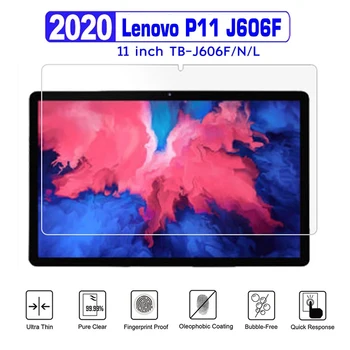 9H Rūdīta Stikla Lenovo P11 TB-J606N J606L J606F Tabelt Ekrāna Aizsargs 2020. gadam Lenovo Xiaoxi Pad P11 Aizsardzības Plēves