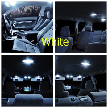 9pcs Balta, Ledus Zila LED Spuldzes 2016 2017 Chevrolet Chevy Cruze Interjera Iepakojuma Komplektu Licences numura zīmes Lukturi