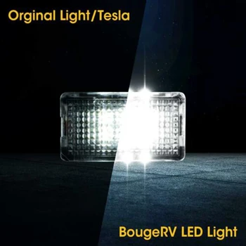 9Pcs LED Spuldzes Komplektā Bagāžnieka Frunk Gaismu Tesla Model 3 S X Ultra Spilgti Viegli Plug Rezerves LED Interjera Lampas