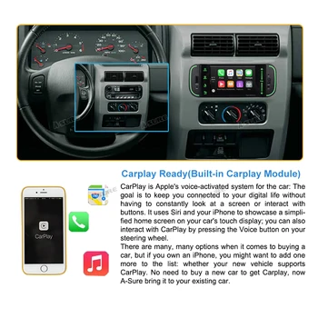 A-Pārliecināts, ka Auto Radio Android Auto 10 CarPlay WIFI 4G+ BT GPS Navigācijas Jeep Grand Cherokee PT Cruiser Sebring 2003. līdz 2006. gadam
