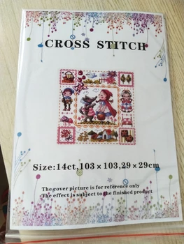 A-Skaitot Cross Stitch Komplekts Cross stitch RS kokvilnas ar cross stitch Melleņu maize Dim35162 classic meža-S