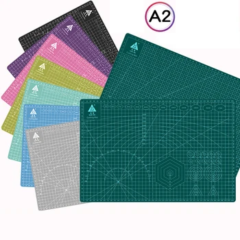 A2 60 * 45cm dēlīša Tīkla Līnijas Self-sadzīšana Griešanas Kuģa Kartes, Multi-krāsu Double-daudzpusīga Desktop Griešanas Pad