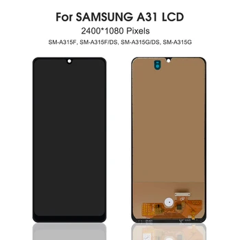 A31 Lcd Samsung Galaxy A31 A315 LCD Displejs, Touch Screen Digitizer Montāža Samsung A31 A315 A315F SM-A315F/DS