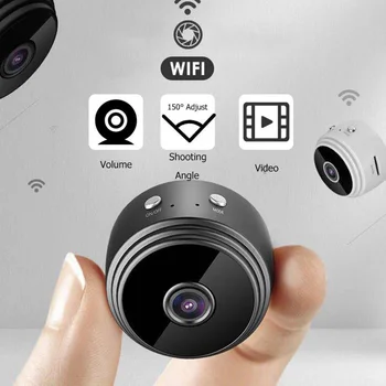 A9 1080P P2P Wifi Mini Magnētisko Kamera Nakts Redzamības Novērošanas Slēpts Spiegot Camera Wireless Remote APP IP Mājas DVR