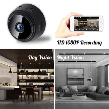 A9 1080P P2P Wifi Mini Magnētisko Kamera Nakts Redzamības Novērošanas Slēpts Spiegot Camera Wireless Remote APP IP Mājas DVR