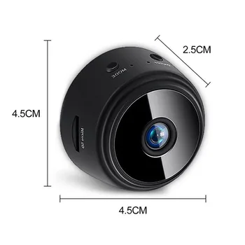 A9 Mini Kameras Full1080P HD Mazo ip Kameras IS Nakts Redzamības video novērošanas kameras Kustības detektors āra wifi kamera