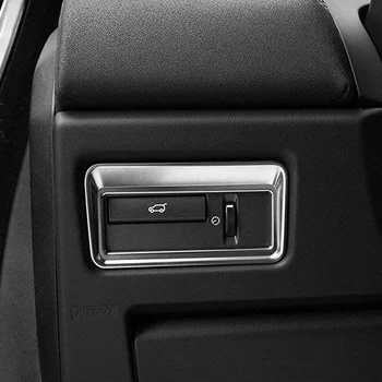 ABS Plastmasas Auto Aksesuāru Taildoor Pogu Apdari Uzlīme Vāks Land Rover Diapazons Rover Evoque 2012-2017