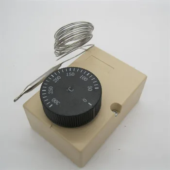 AC220V 50-300C temperatūras Kontroles slēdzi termostats temperatūras kontrolēta slēdzis temperatūras regulators ūdensizturīgs kaste