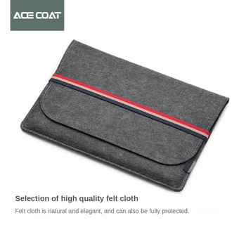 ACECOAT 2020. gadam piedurkņu soma aizsardzības macbook 13.3 lietā Macbook Air / Pro Retina 13/15/16 collu matebook vāciņš 14 klēpjdatora vāka