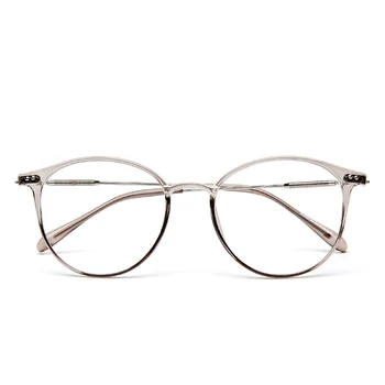 Acetāta (Unisex), Cieta Sakausējuma Brilles Rāmi, Sieviešu, Recepšu Brilles Modes Dizainere Metāla Aplis Brilles Tuvredzība Brilles