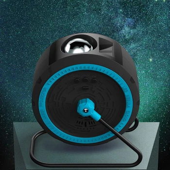 Acumirklis Zvaigžņotās Debess Projektoru Lāzera Zvaigžņu Gaismu Rotācijas Dinamisku Galaxy Lampas LED Miglāja Mākoņu Nakts Gaisma ar Bluetooth Skaļrunis
